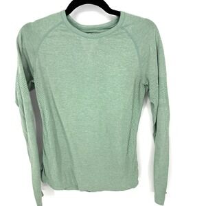 FIGS Seamless Long Sleeve Athletic Top Women's Green Size Medium